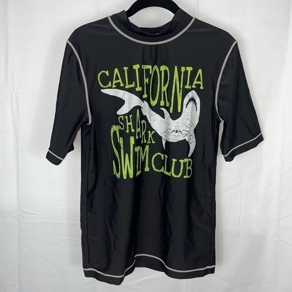 Cherokee Rash Guard Swim Shirt Short Sleeve Crewneck Pullover Protective Top - Picture 1 of 5